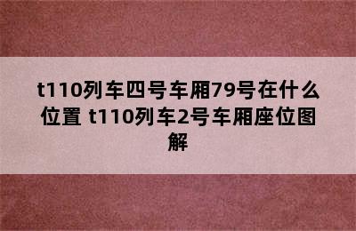 t110列车四号车厢79号在什么位置 t110列车2号车厢座位图解